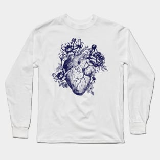 Heart Rose Vector Tshirt Long Sleeve T-Shirt